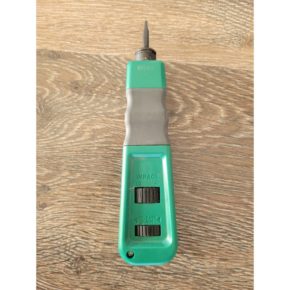 Commercial Electric Impact Punch Down Tool Low/Hi Network Wire‎ Cable #6